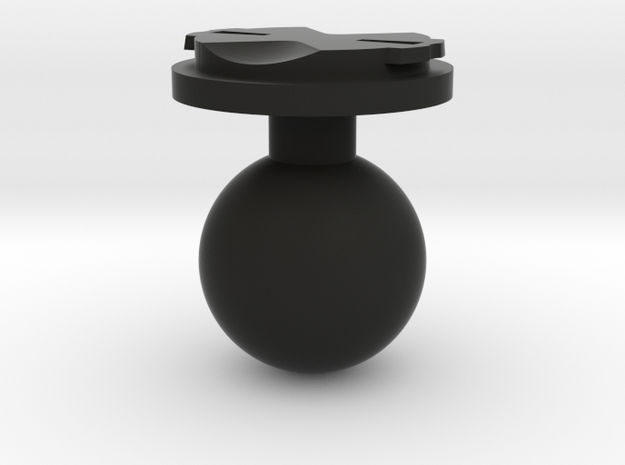 Garmin Edge Male Mount To 1 Inch Ball in Black Natural Versatile Plastic