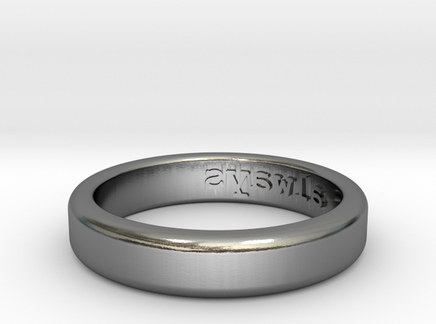 Always Ring - US Size 7.5 in Polished Silver