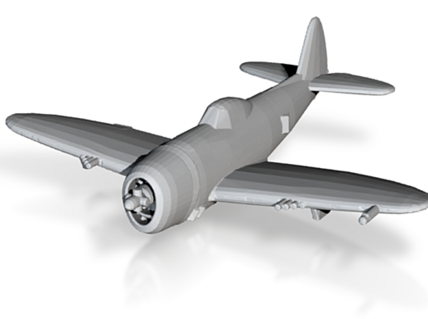 Republic P-47 'Thunderbolt' Bubbletop 1:285 x1 FUD in Tan Fine Detail Plastic