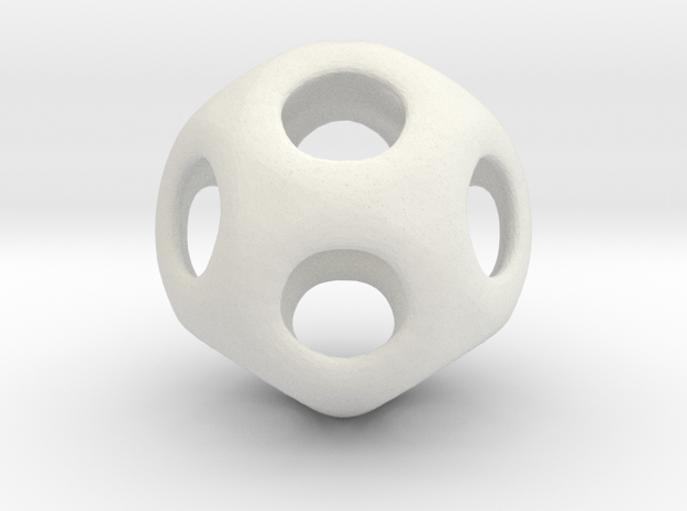 Conway Polyhedron {lseehD} in White Natural Versatile Plastic