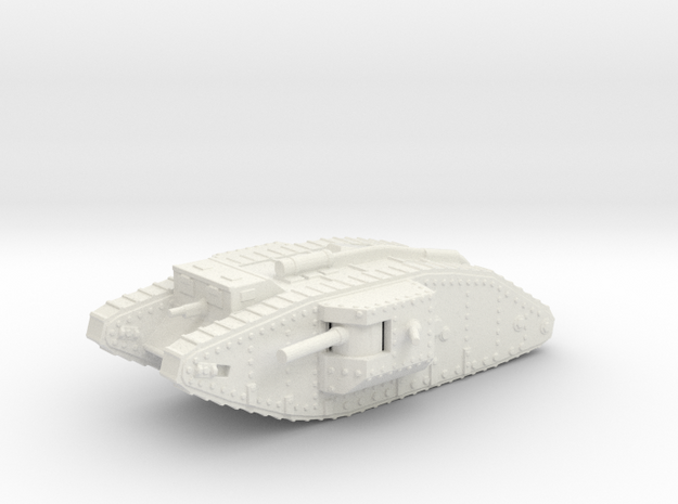 1/144 Mk.IV Male tank in White Natural Versatile Plastic