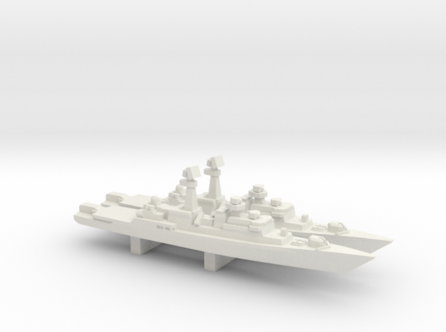 Neustrashimyy-class frigate x 2, 1/2400 in White Natural Versatile Plastic
