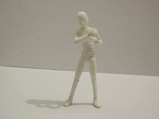 1/16 scale MALE ball jointed doll kit in White Natural Versatile Plastic