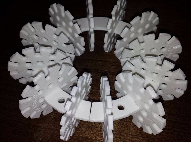 Big Abha POE vortex coil . 12 coils and core  in White Natural Versatile Plastic