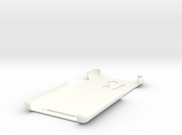 Redmi Note 3 Smiley Cover in White Processed Versatile Plastic