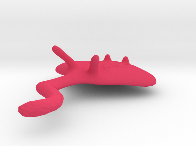 Baby Stingray in Pink Processed Versatile Plastic