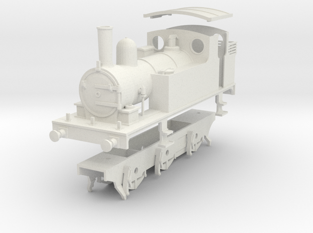 0 Gauge kit for LNER J65 class in White Natural Versatile Plastic