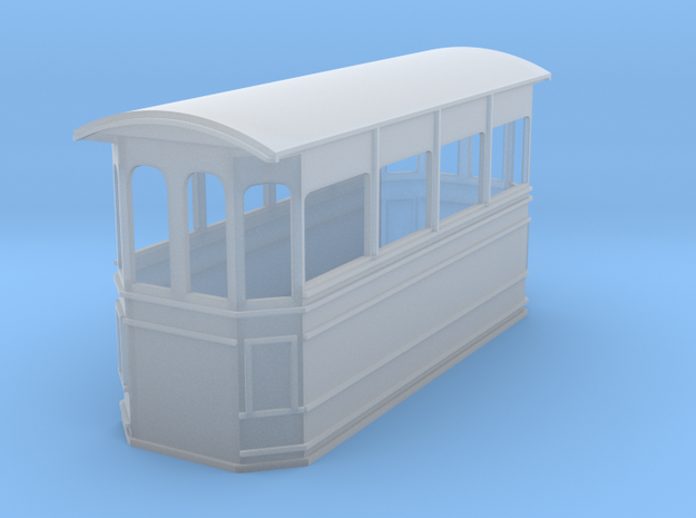 Kitson style steam tram 009 in Smooth Fine Detail Plastic