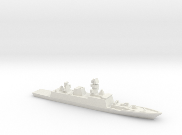 Shivalik-class frigate, 1/2400 in White Natural Versatile Plastic