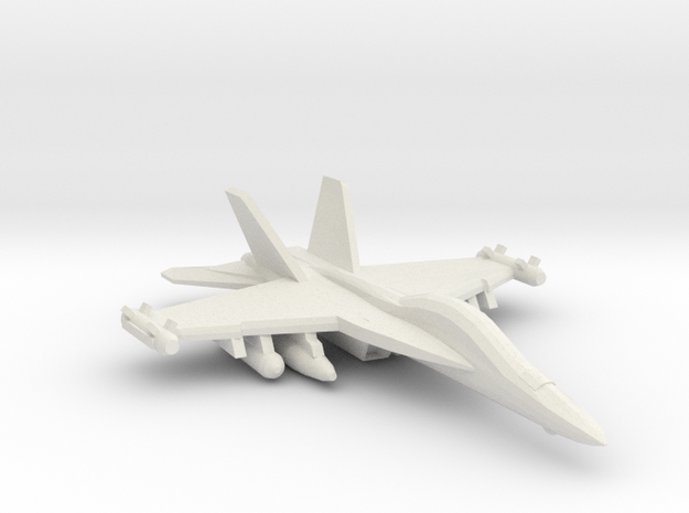 1/350 EA-18G Growler in White Natural Versatile Plastic