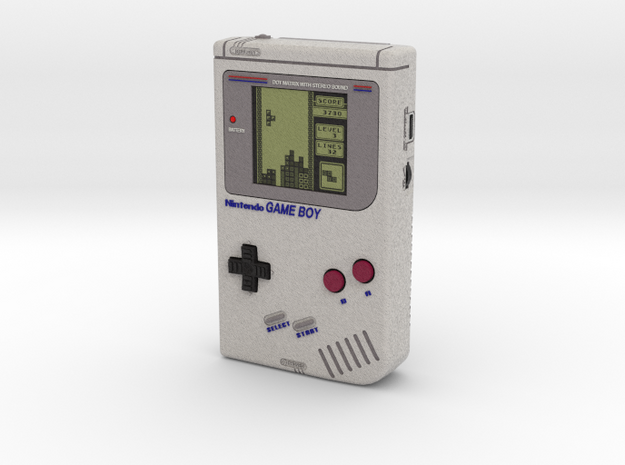 1:6 Nintendo Gameboy (On) in Full Color Sandstone