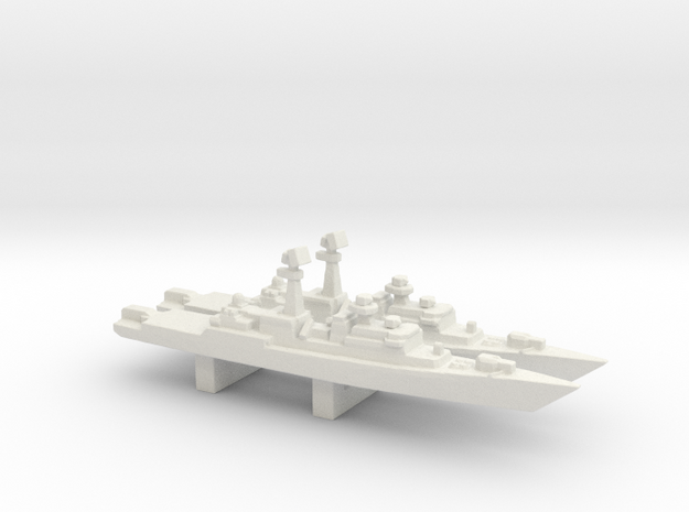 Neustrashimyy-class frigate x 2, 1/3000 in White Natural Versatile Plastic