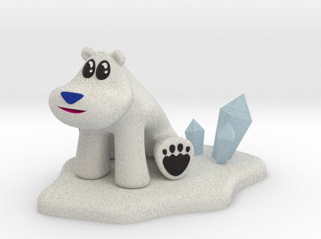 Polar Bear from Crash Bandicoot in Full Color Sandstone