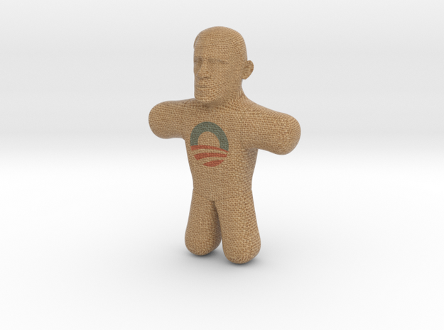 Obama Voodoo Doll - Color in Full Color Sandstone