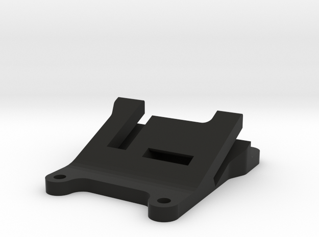 QAV 25° GoPro Mount for Modular Mounting System in Black Natural Versatile Plastic