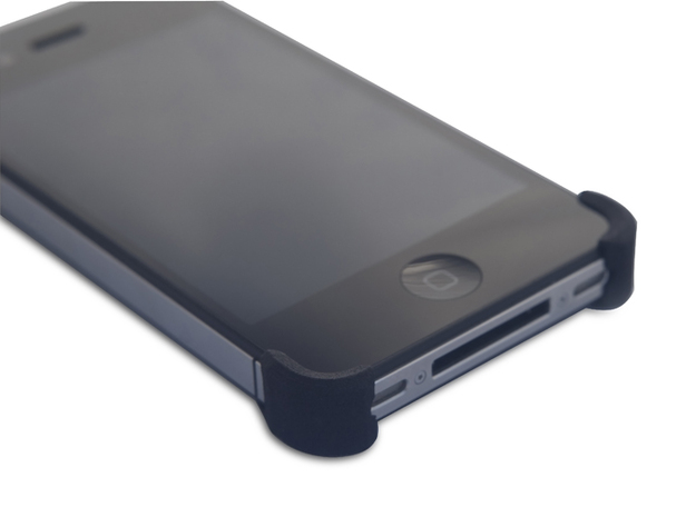 iPhone4/4S HiLO X Grip in Black Natural Versatile Plastic