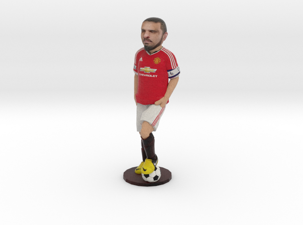 100cm Gift Footballer with your Face and Name  in Full Color Sandstone