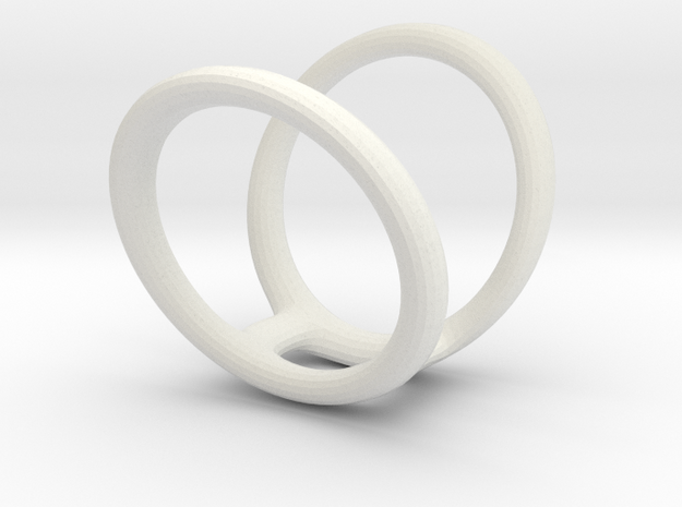 Ring Splint sizes 7/5 9/5 in White Natural Versatile Plastic