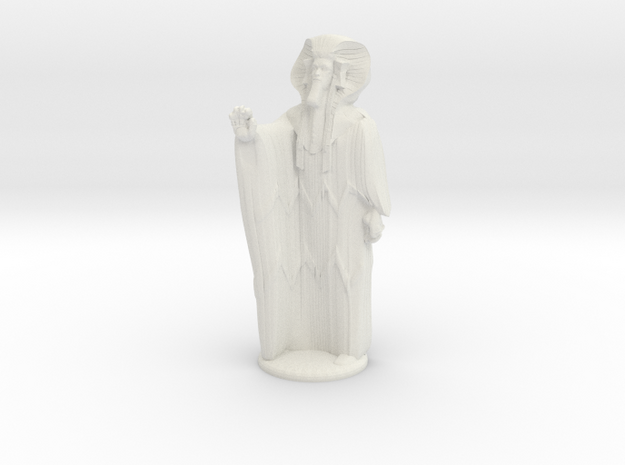 Ra in Robes with hand device - 20 mm in White Natural Versatile Plastic