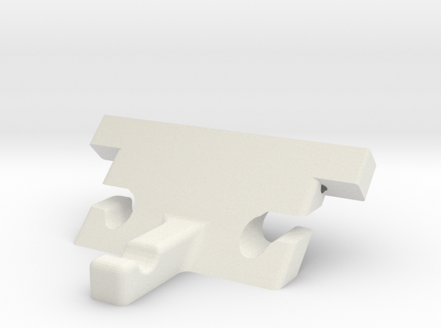 Tail Block V2 in White Natural Versatile Plastic