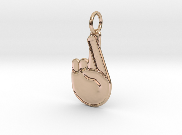  Gade Pendant in 14k Rose Gold Plated Brass