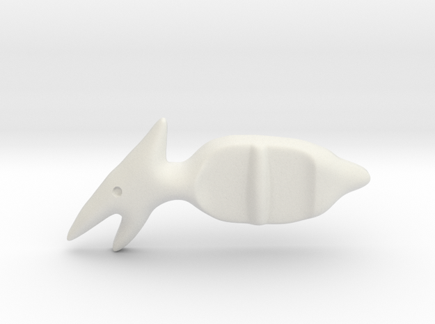 Pteranodon chopsticks holder in White Natural Versatile Plastic