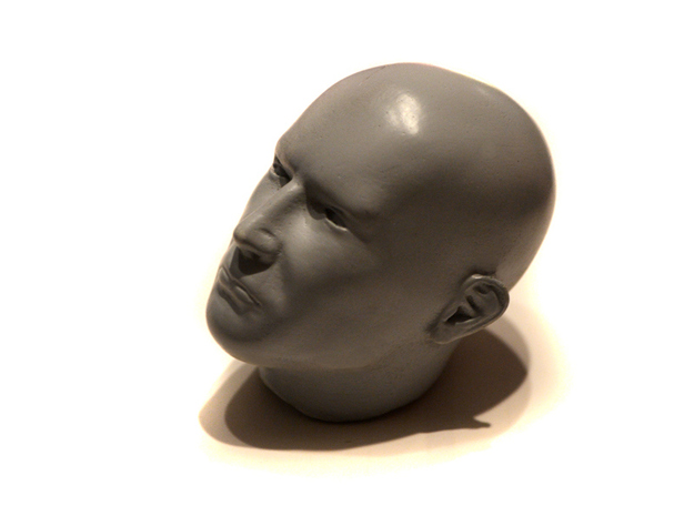 1/6 scale Highly detailed head figure Tete visage  in White Natural Versatile Plastic