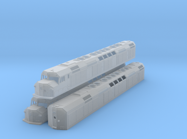 N Scale F40DDPH w/Louvered Side Panels in Smooth Fine Detail Plastic