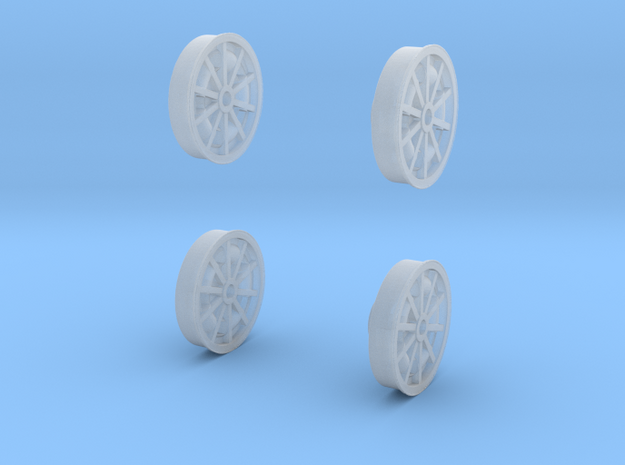 67 Turbine Wheel Faces 1-20 in Tan Fine Detail Plastic