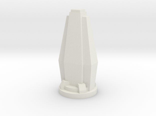 Custom Monopoly Hotel Version 6 (3cm tall) in White Natural Versatile Plastic