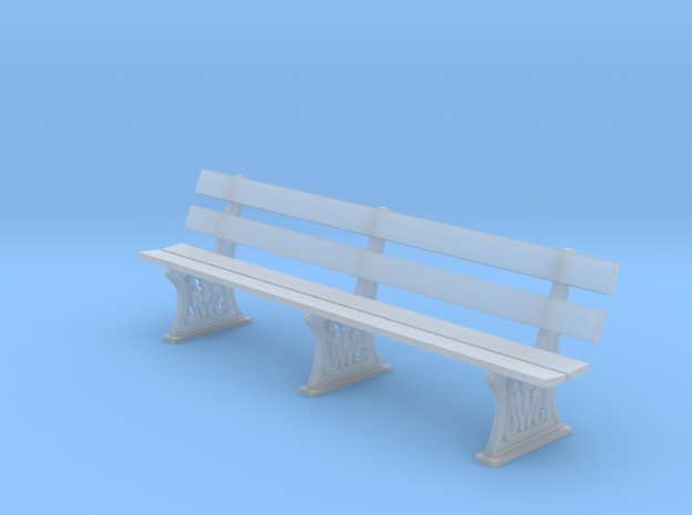 GWR Bench 4mm scale full in Tan Fine Detail Plastic