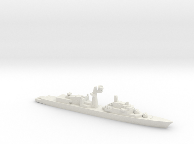 Tourville-class frigate, 1/1250 in White Natural Versatile Plastic