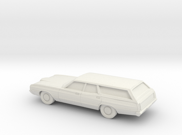 1/24 1971 Ford LTD Country Squier in White Natural Versatile Plastic