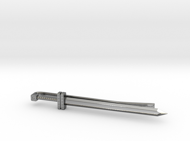 Guts' The Golden Age Arc Sword Tie Clip in Polished Silver