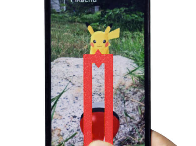 Universal Pokemon Aimer For All Phones in Red Processed Versatile Plastic
