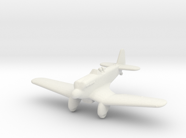 Kawasaki Ki-5 in White Natural Versatile Plastic: 1:200