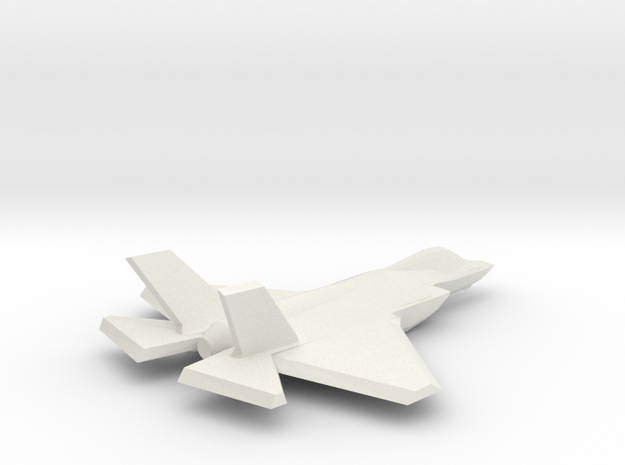 1/350 F-35C Lightning II in White Natural Versatile Plastic