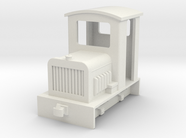 009 small diesel 1 fit HM01 chassis in White Natural Versatile Plastic