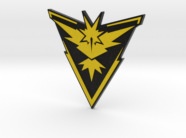 Pokemon Go - Team Instinct Badge 2 in Full Color Sandstone
