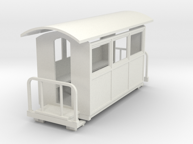 55n9 double balcony closed coach  in White Natural Versatile Plastic
