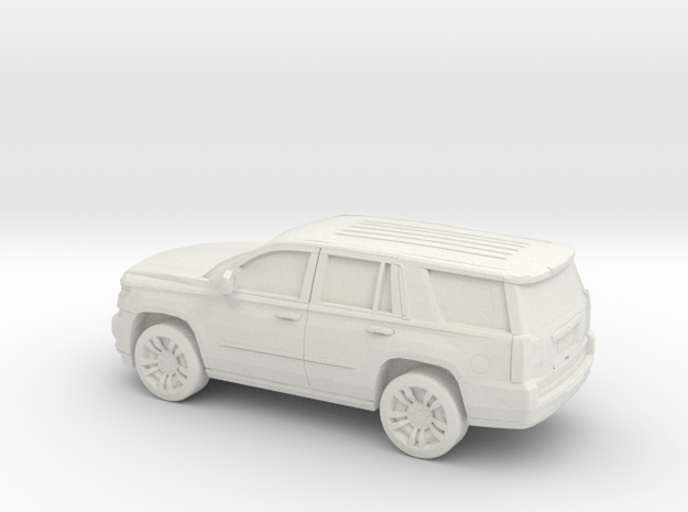 1/100 2015 Chevrolet Tahoe in White Natural Versatile Plastic