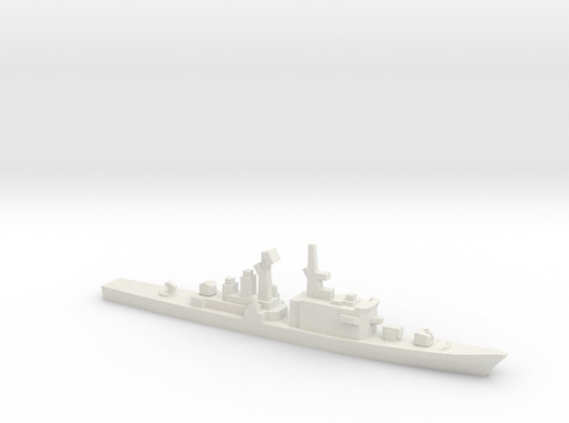 Tachikaze-class destroyer, 1/1800 in White Natural Versatile Plastic