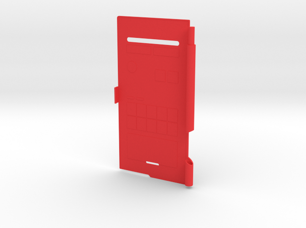 Pokedex Cover in Red Processed Versatile Plastic