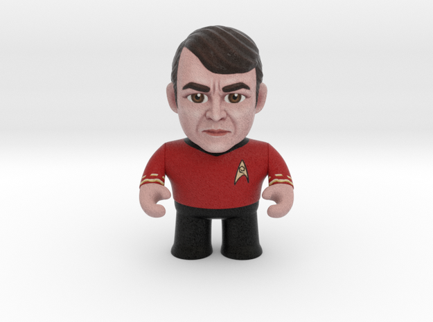 Scotty Star Trek Caricature in Full Color Sandstone