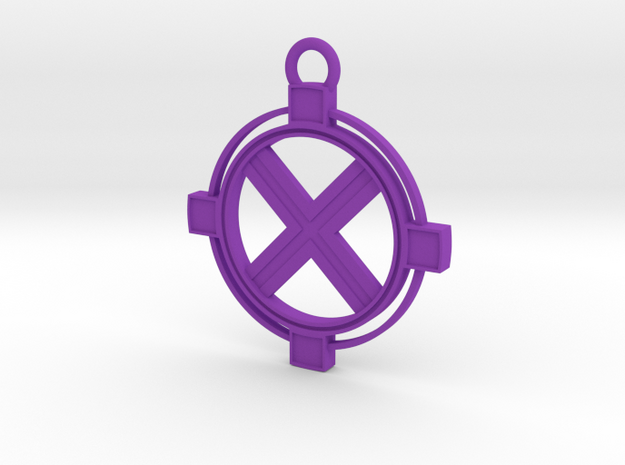 Zaros Pendant in Purple Processed Versatile Plastic