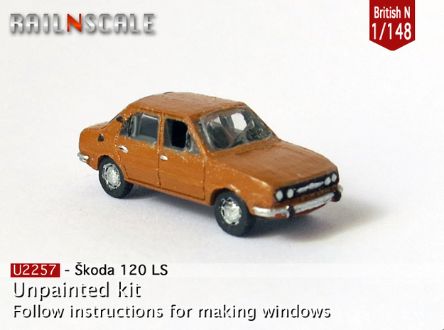Skoda Estelle 120 LS (British N 1:148) in Tan Fine Detail Plastic