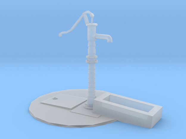 Street pump type: A 1:48( 0 ) scale 1 Pcs in Smooth Fine Detail Plastic
