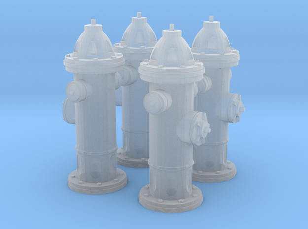 Hydrant type : A 1:35 4 Pcs in Tan Fine Detail Plastic