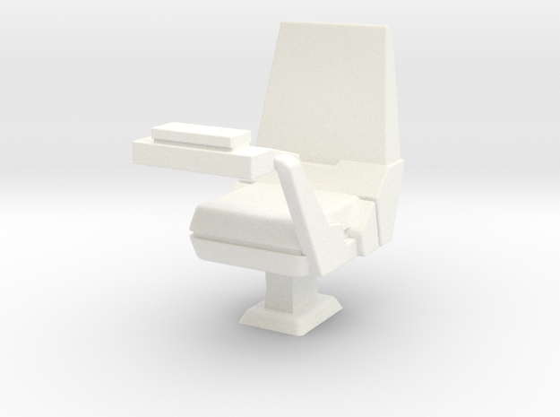 CP05A Sensor Operator's Chair (1/18) in White Processed Versatile Plastic