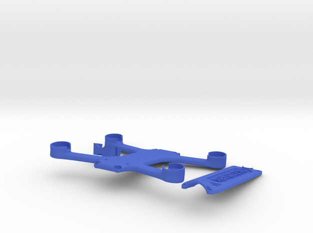 Skidmark Nano V1 in Blue Processed Versatile Plastic